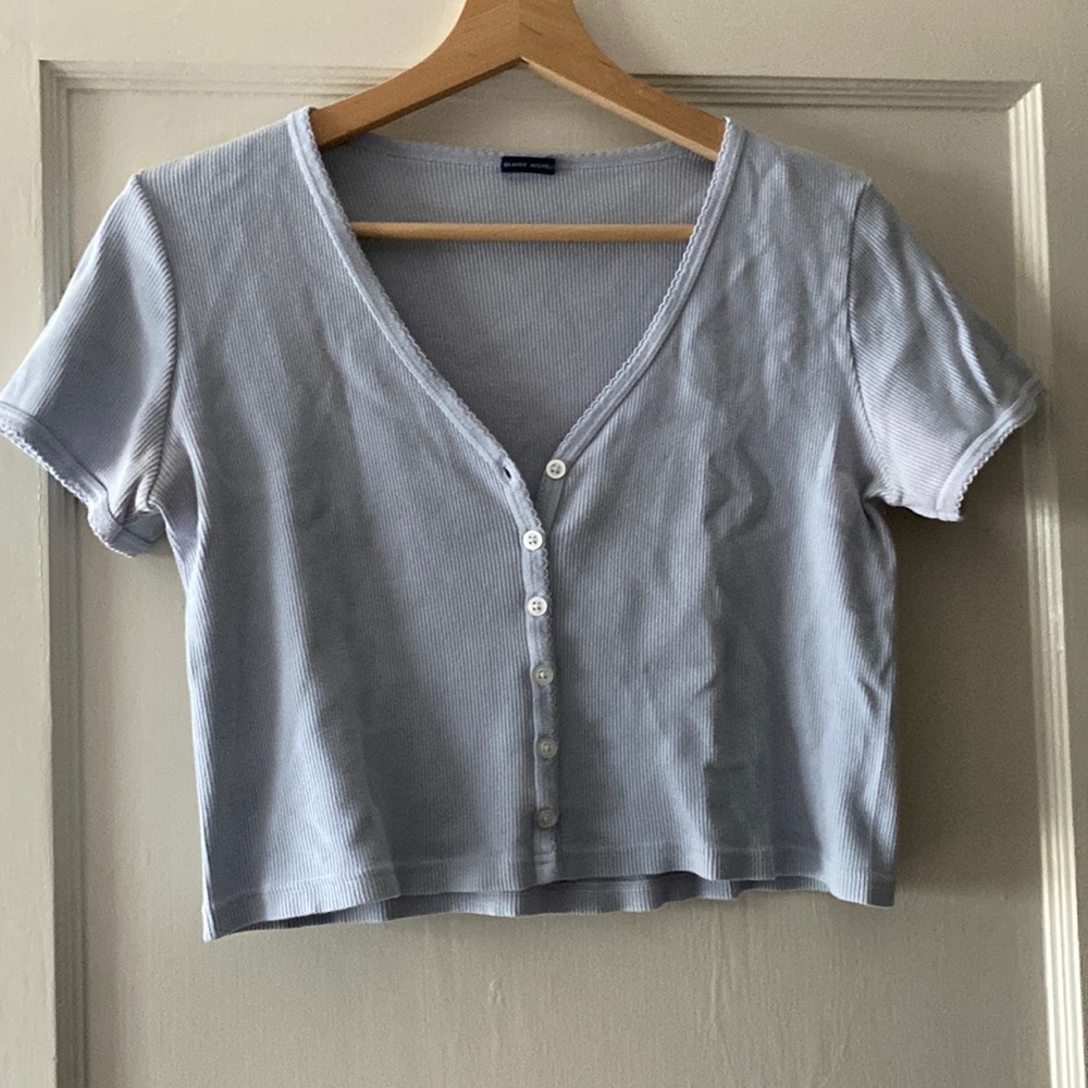 Brandy Melville button up cotton top